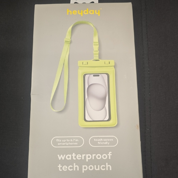 heyday Other - Heyday Lime Waterproof Tech Pouch
